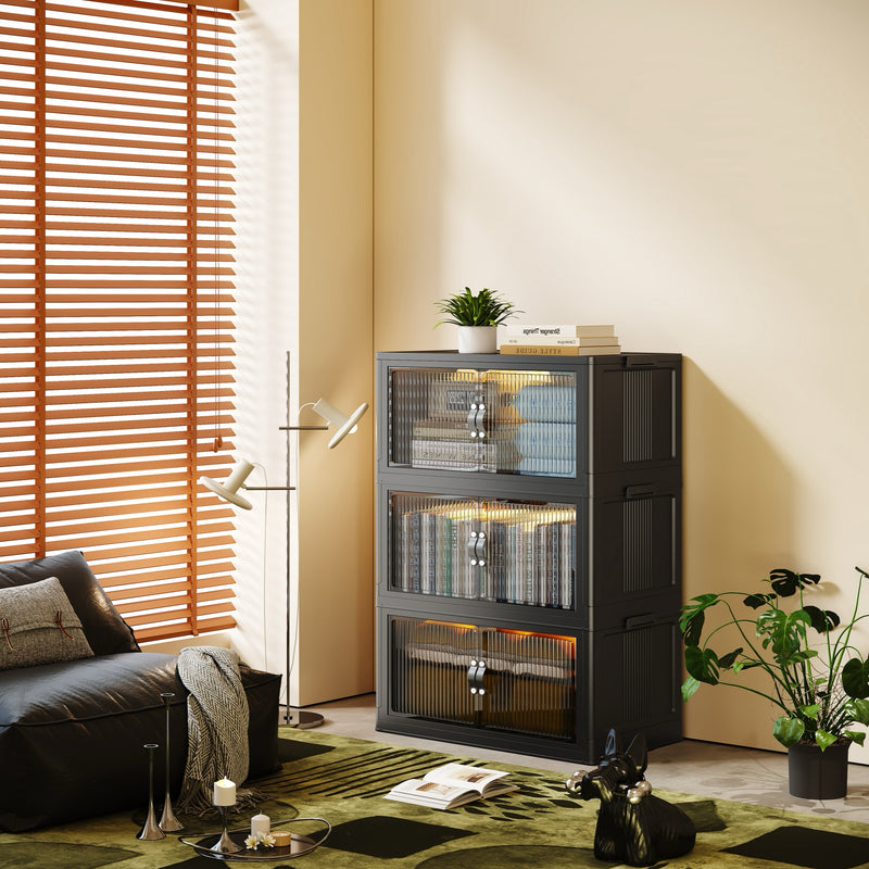 18 Inch Width Stackable Storage Bins-Bathroom & Dorm