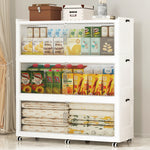 SAILUN Large Stackable Storage Bins with Doors for Blanket, Pillow, Clothing, Space-Saving Tower